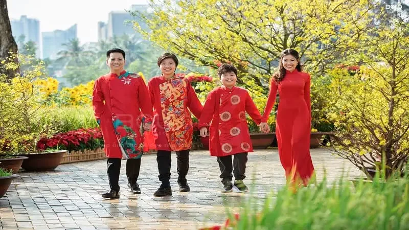 Ảnh gia đình trong dịp lễ tết - hình 5