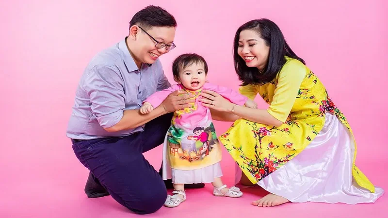 Ảnh gia đình trong dịp lễ tết - hình 10