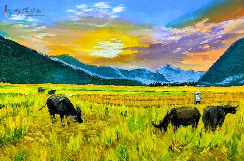 Tranh phong cảnh màu nước