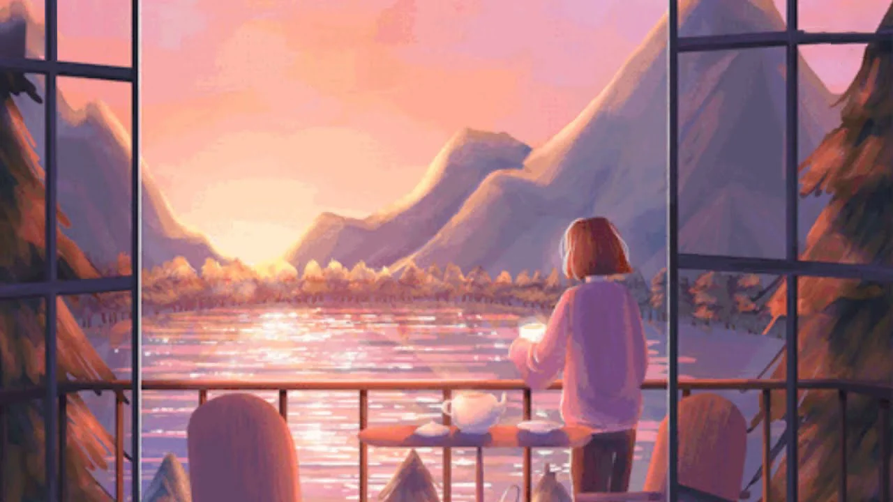 Hình ảnh lofi chill đơn giản mà đẹp