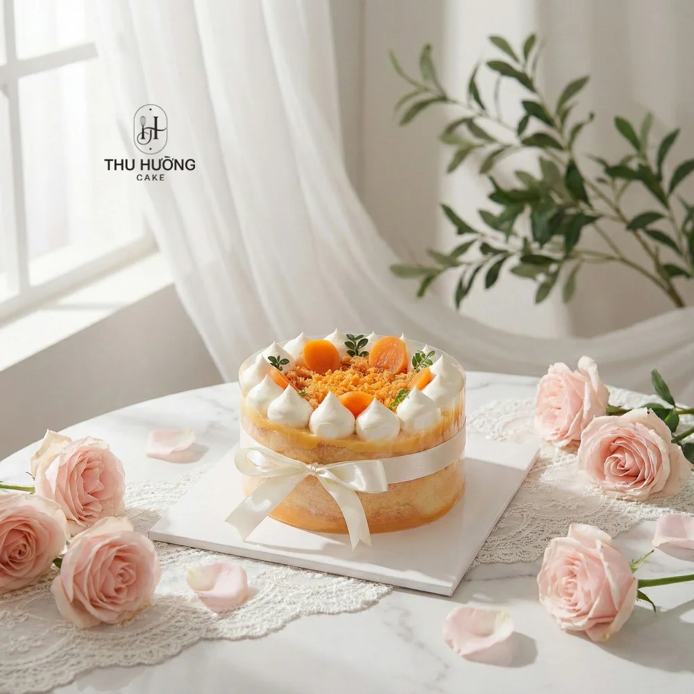 Bánh sinh nhật trứng muối hàn quốc