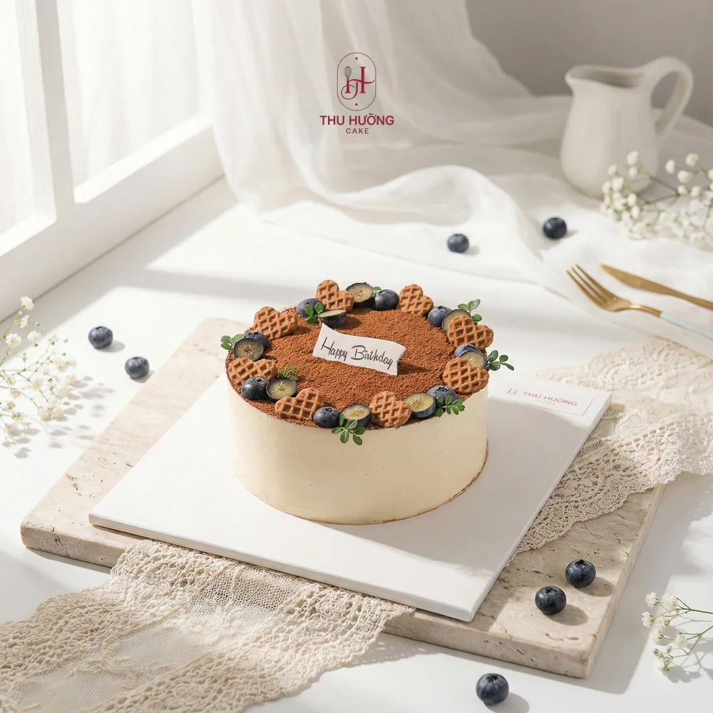 Bánh tiramisu việt quất