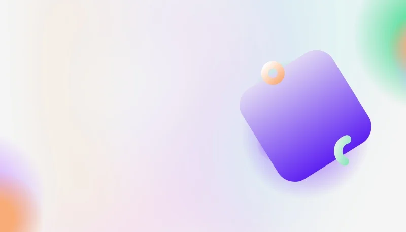 Nền PowerPoint gradient pastel mềm mại với ô vuông bo tròn màu tím nhạt